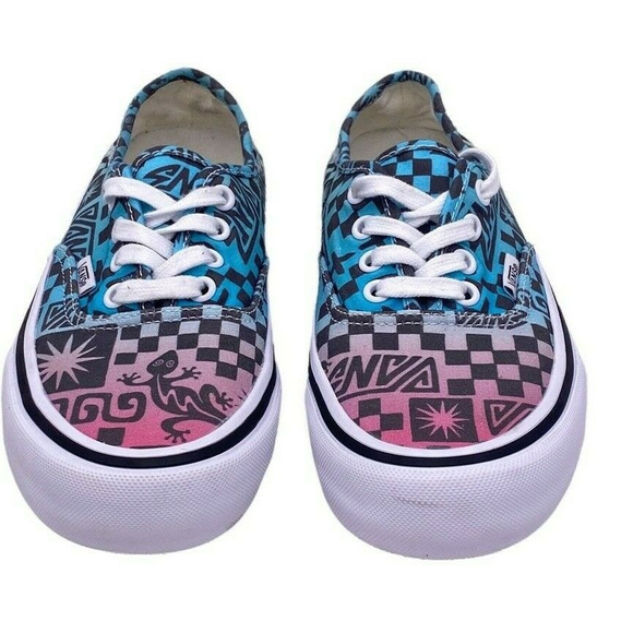 Vans Authentic Tribal Checkerboard Women 6.5 Skate Shoes Sneakers Ultra Cush - Picture 3 of 8